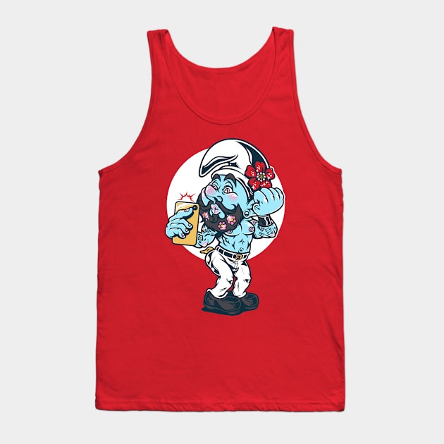 Tuff Toons - Masc For Masc Tank Top by GillesBone